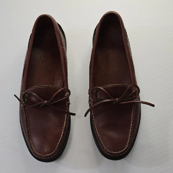 Cole Haan | Shoes | Cole Haan Brown Leather Slipon Loafers  display picture 1